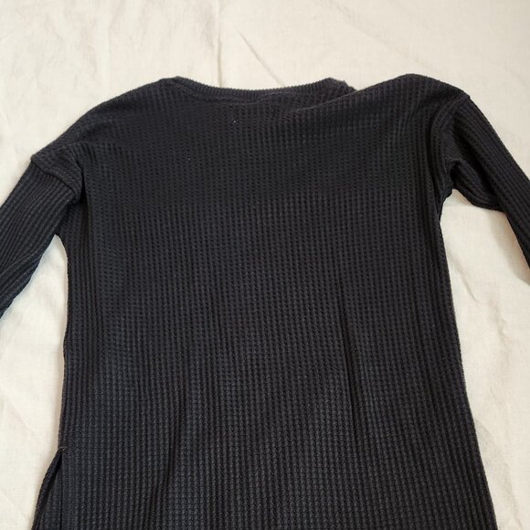 Abercrombie Cozy Long-Sleeve Waffle Crew Top - XXS - Picture 5 of 9